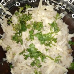 A picture of Mushroom risotto.