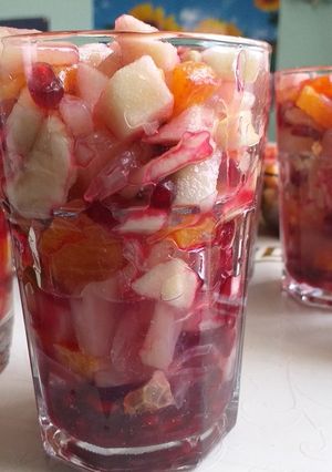O poză a rețetei Salată de fructe.