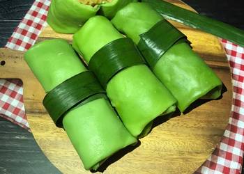 Resep Baru Dadar gulung Daun Suji Lezat Mantap