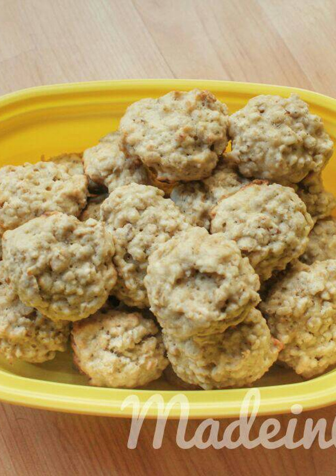 Una foto de Galletas de avena y banana