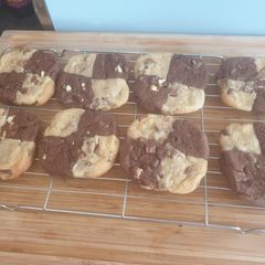 A picture of Checkered Cookies.