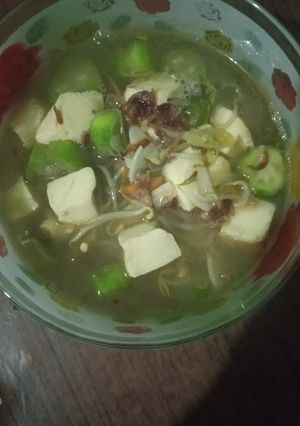 Foto resep Sup oyong tofu