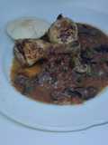 Pollo a la cazadora