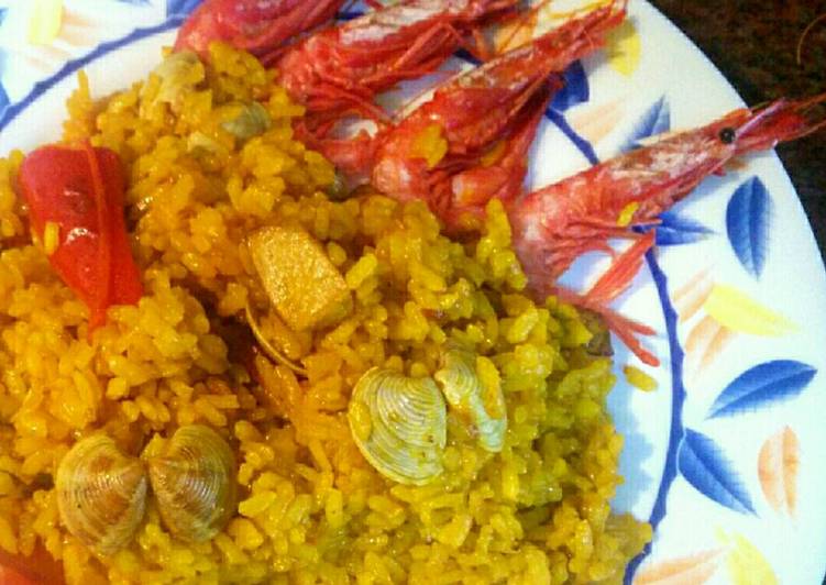 Paella de marisco