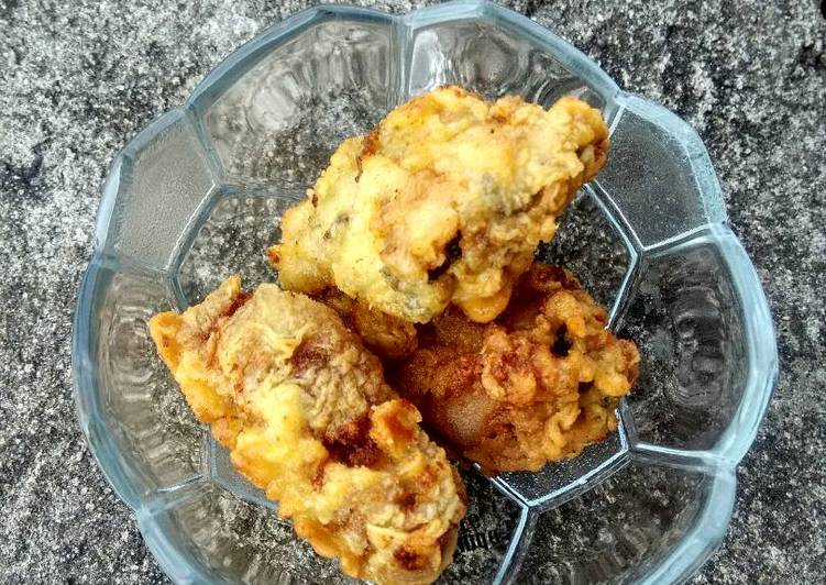 Kambing Renyah (crispy goat) sederhana ala KFC