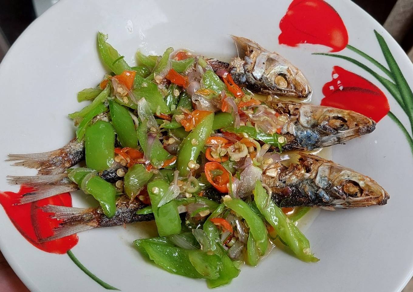 Ikan Asin Sambal Matah