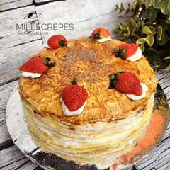 A picture of Tiramisu Crepes Cake.