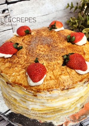 Foto resep Tiramisu Crepes Cake