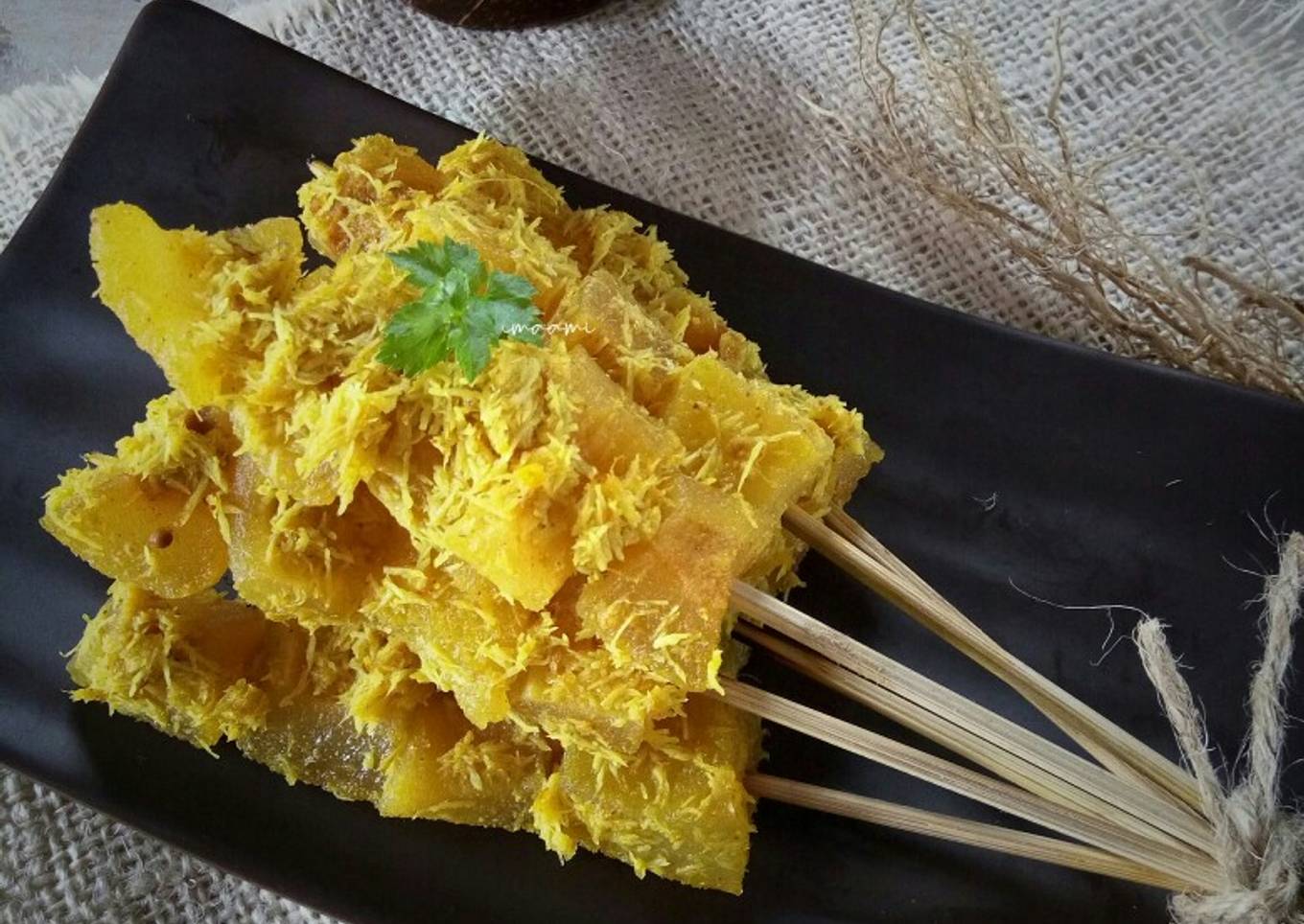 Sate Cecek Bumbu Kelapa