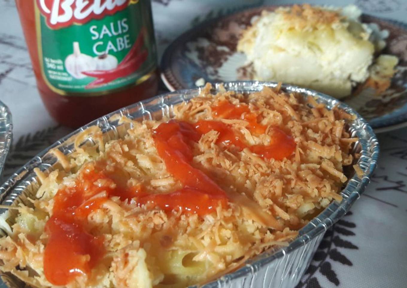 Makaroni Schotel Panggang Tuna