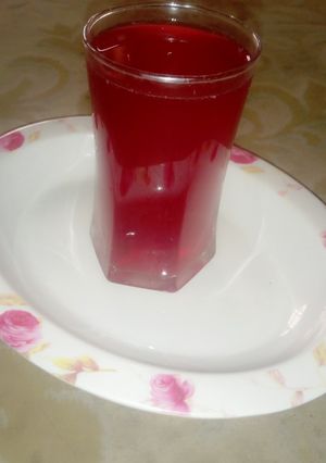 A picture of Beetroot juice.