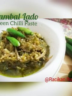 Foto resep Sambal Ijo (Lado) ala RM Padang/ Green Chilli Paste
