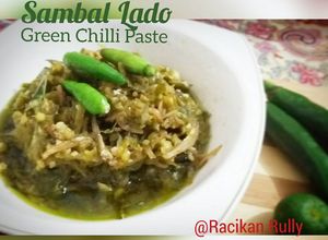 Foto resep Sambal Ijo (Lado) ala RM Padang/ Green Chilli Paste