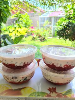 Foto resep Strawberry jelly sago
