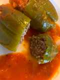 Pimientos verdes rellenos