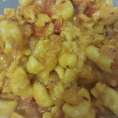 Tadka Khichdi with Macaroni A picture of Tadka Khichdi with Macaroni.