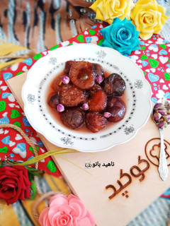 عکسی از دستور مربای انجیر 😍 fig jam