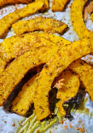 Foto di Zucca al forno con spezie e pecorino