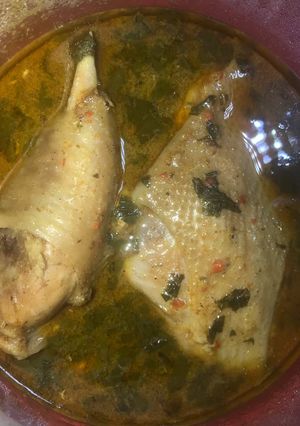A picture of Chicken Pepper Soup.