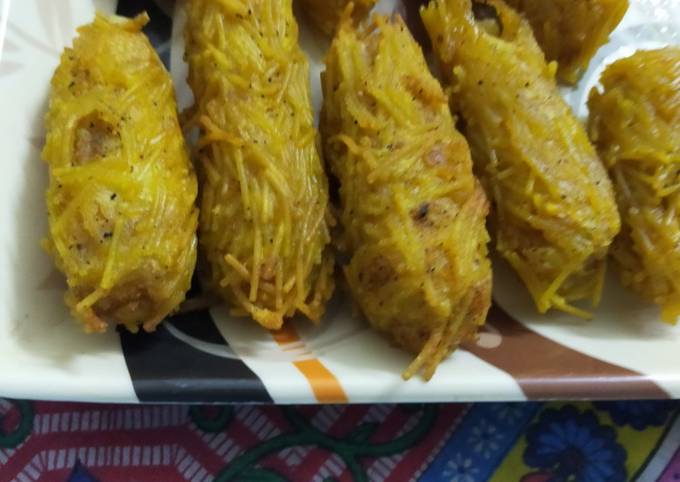 Noodles potato kabab