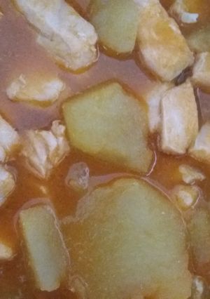 Una foto de Guiso de Patatas con Salmón
