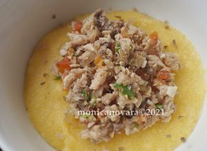 Foto resep Polenta Ayam Tomat (MPASI 9m+)