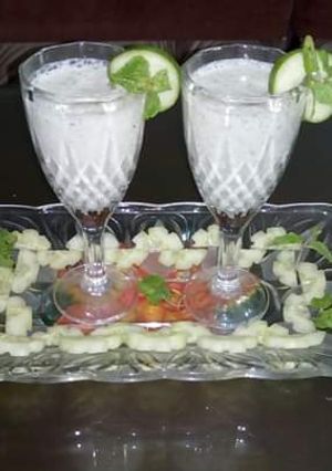 A picture of Minty Cucumber Chilled Soup.