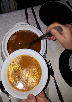 Una foto de Sopa Kharira
