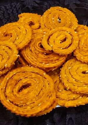 A picture of Moong Dal Chakli.