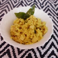 A picture of Mushroom thoran.