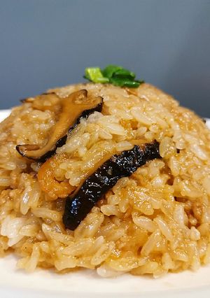 冬蝦香菇油飯｜年菜熱身操 的食譜成品照片