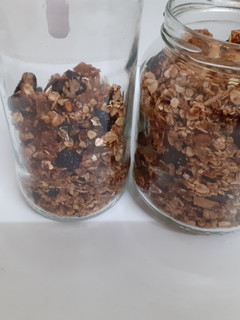 Foto principal de Granola de arándanos, coco y frutos secos