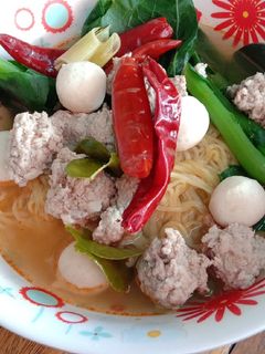รูปของ บะหมี่หมูต้มยำ