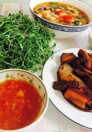 Hình của món Nước chấm rau.