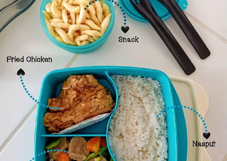 Cara Termudah Menyiapkan Nasi Bekal Bento (Blue Box) Sempurna