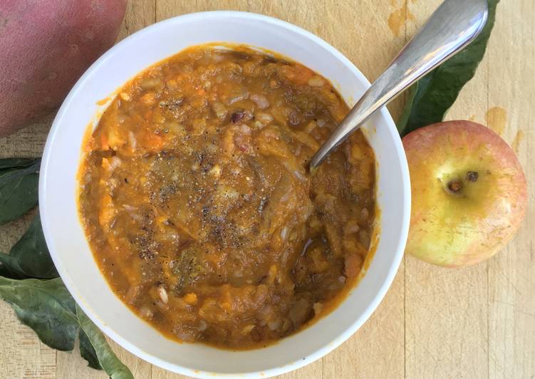 Quick and Easy Butternut Squash and Sweet Potato Soup