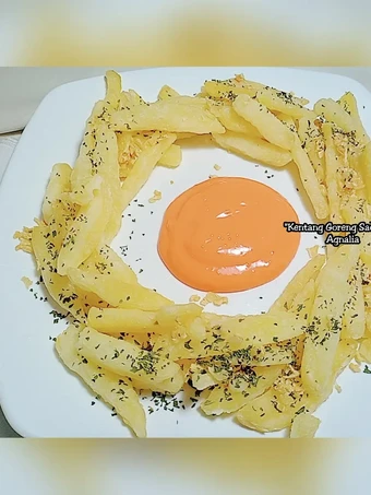Langkah Mudah untuk Membuat Resep &#34;Kentang Goreng Saos Keju&#34; yang Menggugah Selera Anti Ribet, Bikin Ngiler