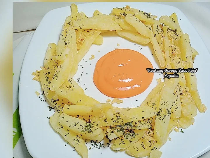 Langkah Gampang Membikin Resep &amp;#34;Kentang Goreng Saos Keju&amp;#34; yang Bikin Ngiler Anti Ribet, Sempurna