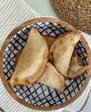 Empanadas de carne molida sin gluten en freidora de aire