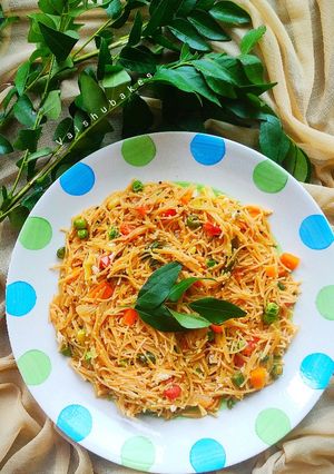 A picture of Lemon Rice Vermicelli / Shavige Bhath.