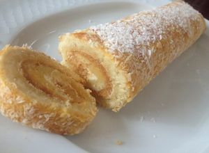 Una foto de Brazo gitano con dulce de leche