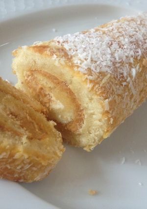 Una foto de Brazo gitano con dulce de leche
