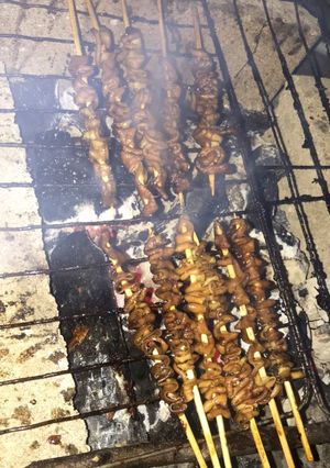 Foto resep Sate Usus Bumbu Kecap Simple