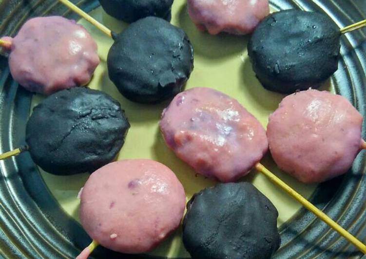 Langkah Mudah untuk Menyiapkan Ice cream Magnum KW ubi ungu Anti Gagal