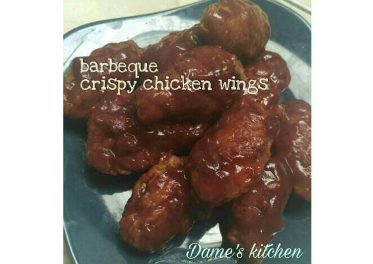 Barbeque crispy chicken wings