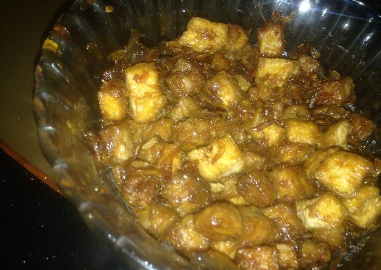 Orek tempe tahu