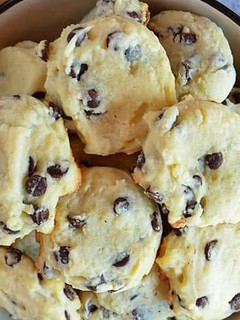 Una foto de Galletitas de queso con chips de chocolate