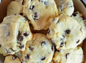 Una foto de Galletitas de queso con chips de chocolate
