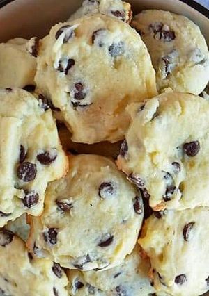 Una foto de Galletitas de queso con chips de chocolate