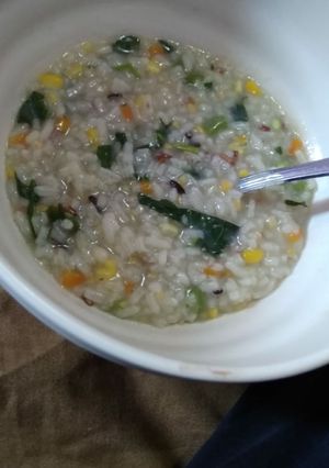 Foto resep Bubur sayur homemade